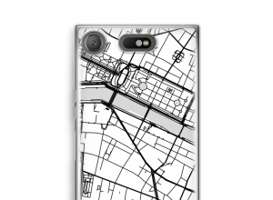 Pon un mapa de ciudad en tu funda para Sony Xperia XZ1 Compact