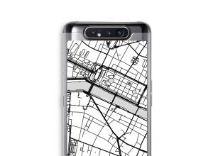 Pon un mapa de ciudad en tu funda para Samsung Galaxy A80