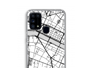 Pon un mapa de ciudad en tu funda para Samsung Galaxy M31