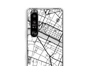 Pon un mapa de ciudad en tu funda para Sony Xperia 1 III