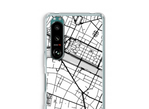 Pon un mapa de ciudad en tu funda para Sony Xperia 5 III