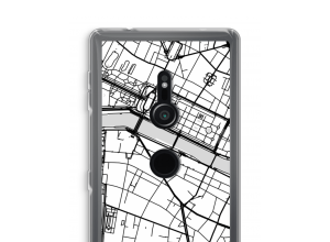 Pon un mapa de ciudad en tu funda para Sony Xperia XZ2