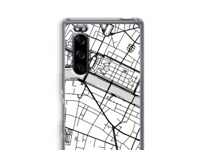 Pon un mapa de ciudad en tu funda para Sony Xperia 5